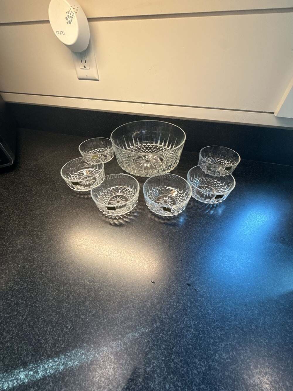 Arcoroc Diamant Fruit and Dessert Set 7 Pieces
